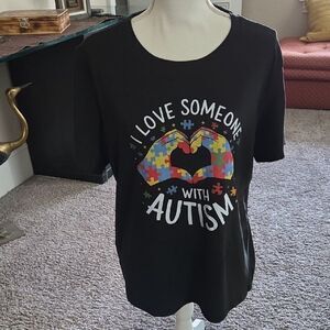 Black Autism Awareness Kids T-Shirt